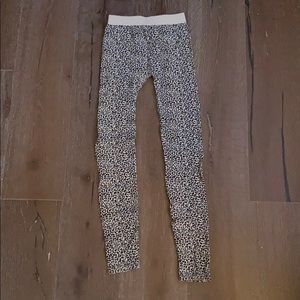 tan and black cheetah leggings